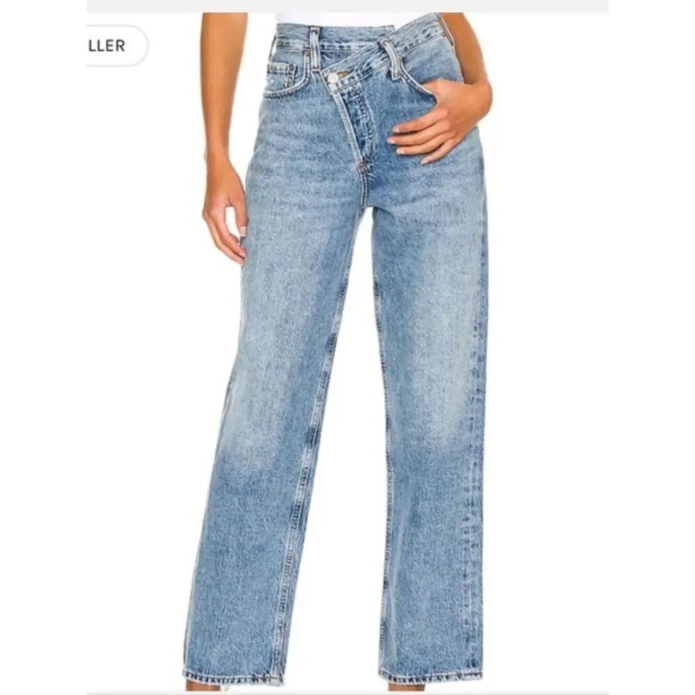 Agolde Criss Cross In Eternal Medium Wash Size 30 New